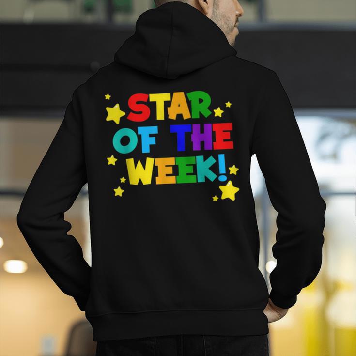 Star Of The Week Cheerful Recognition Student Teachers Class Men Women Kids Men's Hoodie Back Print, funny gift Star Of The Week Cheerful Recognition Student Teachers Class Men Women Kids Men's Hoodie Back Print, funny gift