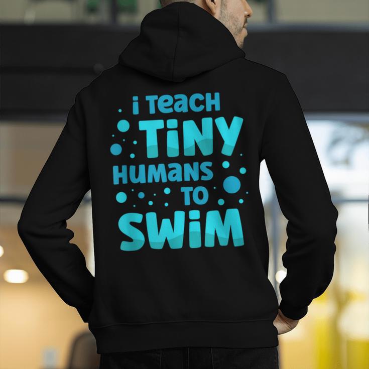 Swimming Teacher I Teach Tiny Humans To Swim Swim Instructor Men's Hoodie Back Print, funny gift Swimming Teacher I Teach Tiny Humans To Swim Swim Instructor Men's Hoodie Back Print, funny gift