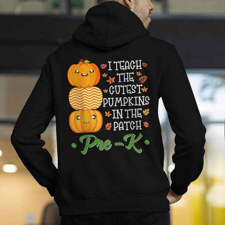 I Teach Cutest Pumpkins In Patch Thanksgiving Teacher Pre-K For Men Women Men's Hoodie Back Print, funny gift I Teach Cutest Pumpkins In Patch Thanksgiving Teacher Pre-K For Men Women Men's Hoodie Back Print, funny gift