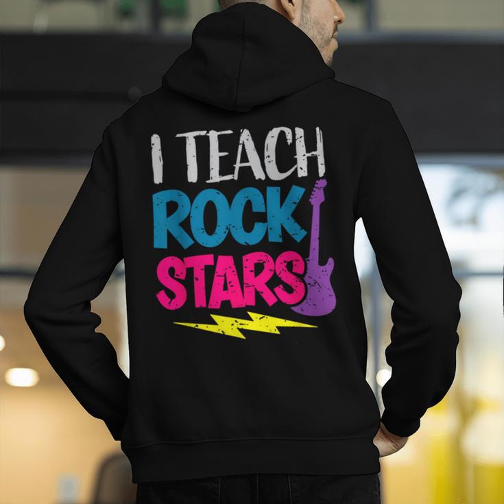I Teach Rockstars Tee Orchestra Music Teacher Back To School Men's Hoodie Back Print, funny gift I Teach Rockstars Tee Orchestra Music Teacher Back To School Men's Hoodie Back Print, funny gift
