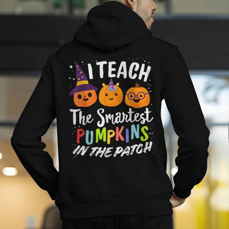 I Teach The Smartest Pumpkins The Patch Teacher Fall Season For Men Women Kids Men's Hoodie Back Print, funny gift I Teach The Smartest Pumpkins The Patch Teacher Fall Season For Men Women Kids Men's Hoodie Back Print, funny gift