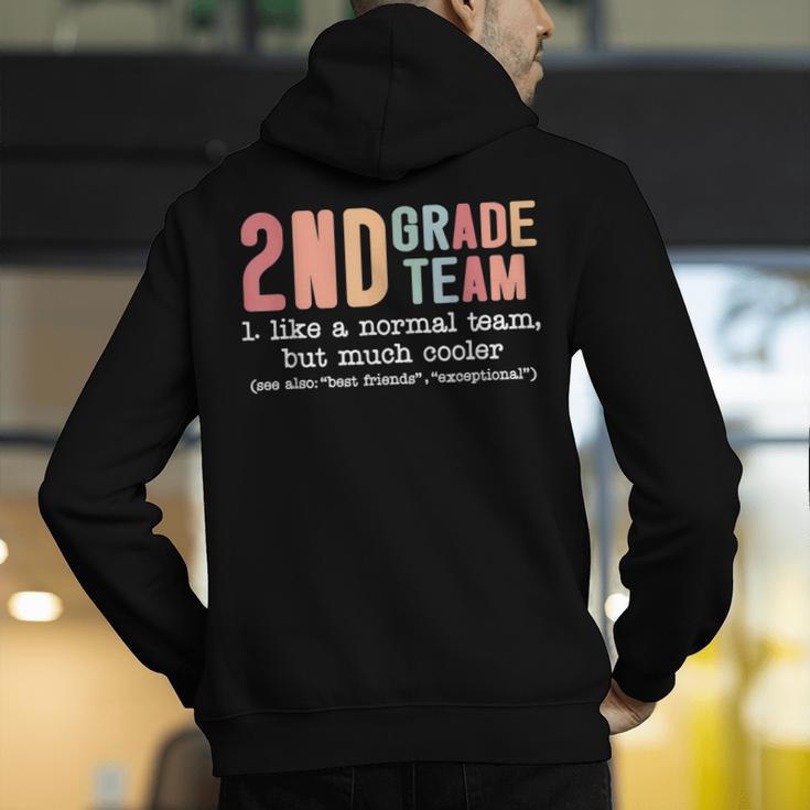 Teacher 2ND Grade Team Like a Normal Team But Much Cooler Men's Hoodie Back Print, 2nd Grade Teacher Hoodies, funny gift Teacher 2ND Grade Team Like a Normal Team But Much Cooler Men's Hoodie Back Print, 2nd Grade Teacher Hoodies, funny gift