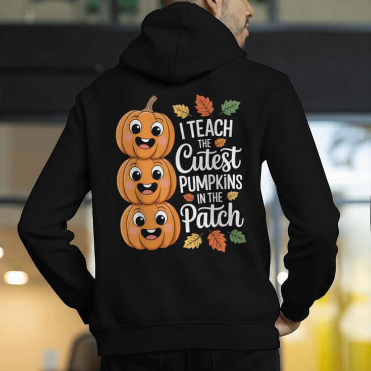 Teacher Halloween Tshirts I Teach The Cutest Pumpkins Men's Hoodie Back Print, funny gift Teacher Halloween Tshirts I Teach The Cutest Pumpkins Men's Hoodie Back Print, funny gift