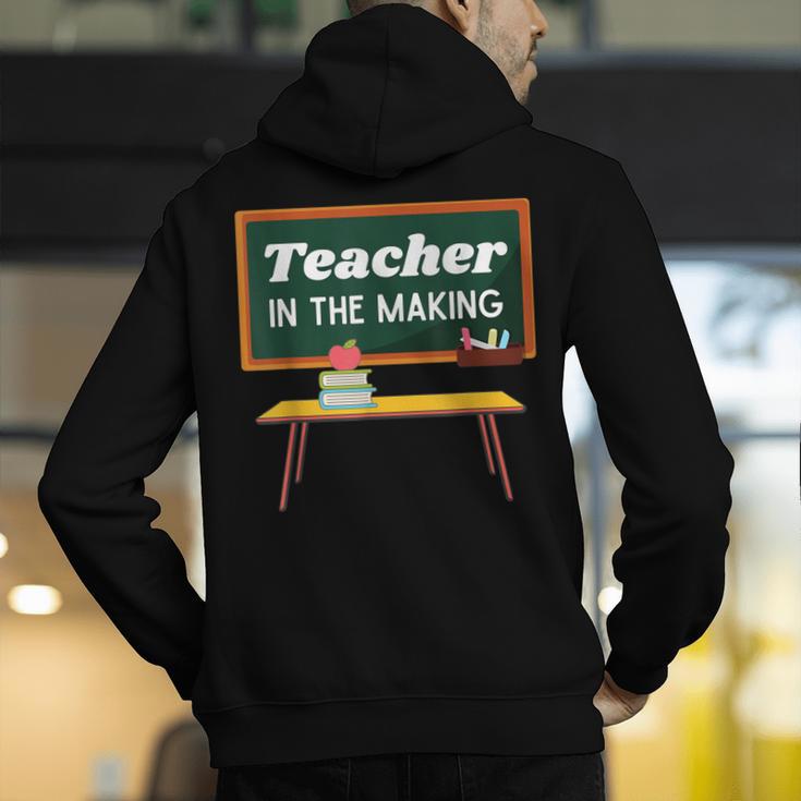 Teacher In The Making Future Teacher Kids Back To School Men's Hoodie Back Print, Future Teacher Hoodies, funny gift Teacher In The Making Future Teacher Kids Back To School Men's Hoodie Back Print, Future Teacher Hoodies, funny gift