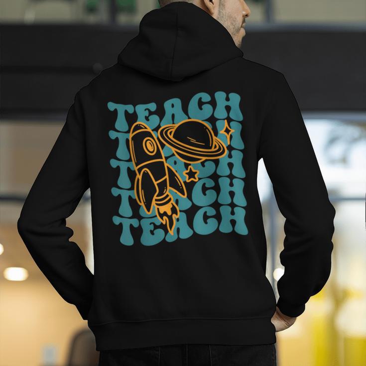 Teacher Outer Space Science Astronomy Planet Saturn Teach Men's Hoodie Back Print, Science Teacher Hoodies, funny gift Teacher Outer Space Science Astronomy Planet Saturn Teach Men's Hoodie Back Print, Science Teacher Hoodies, funny gift