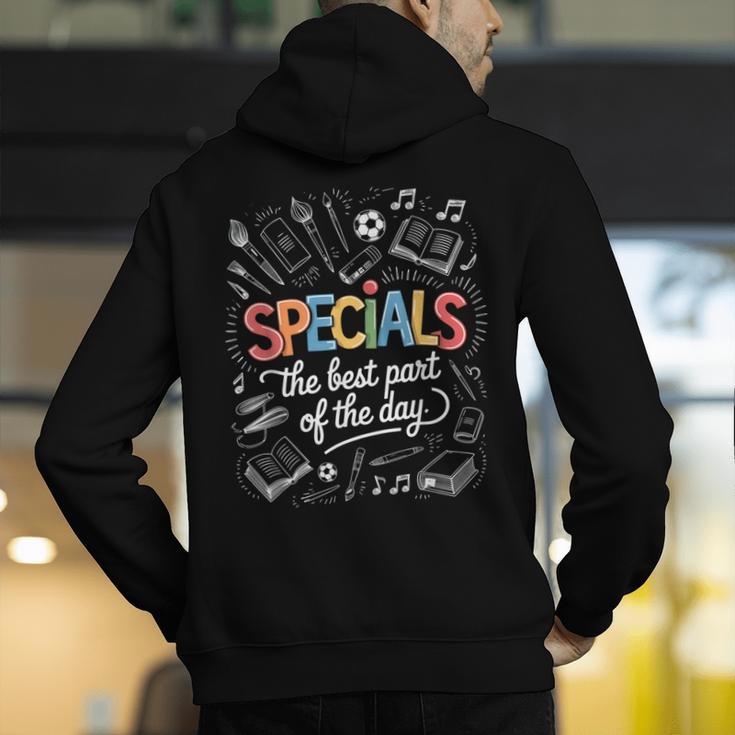 Teacher Specials The Best Part Of The Day Specials Squad Men's Hoodie Back Print, funny gift Teacher Specials The Best Part Of The Day Specials Squad Men's Hoodie Back Print, funny gift