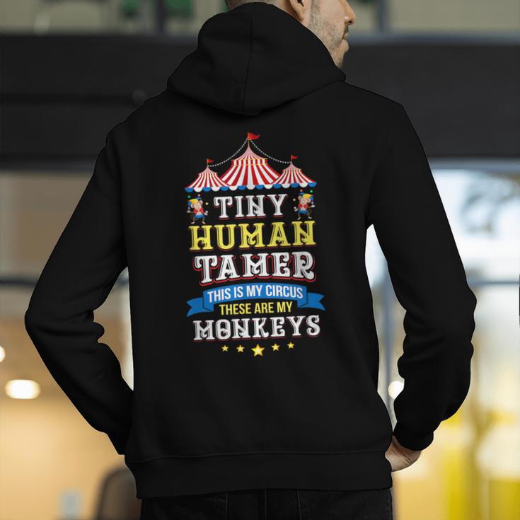 Teacher Tiny Human Tamer This My Circus These Are My Monkeys Men's Hoodie Back Print, funny gift Teacher Tiny Human Tamer This My Circus These Are My Monkeys Men's Hoodie Back Print, funny gift