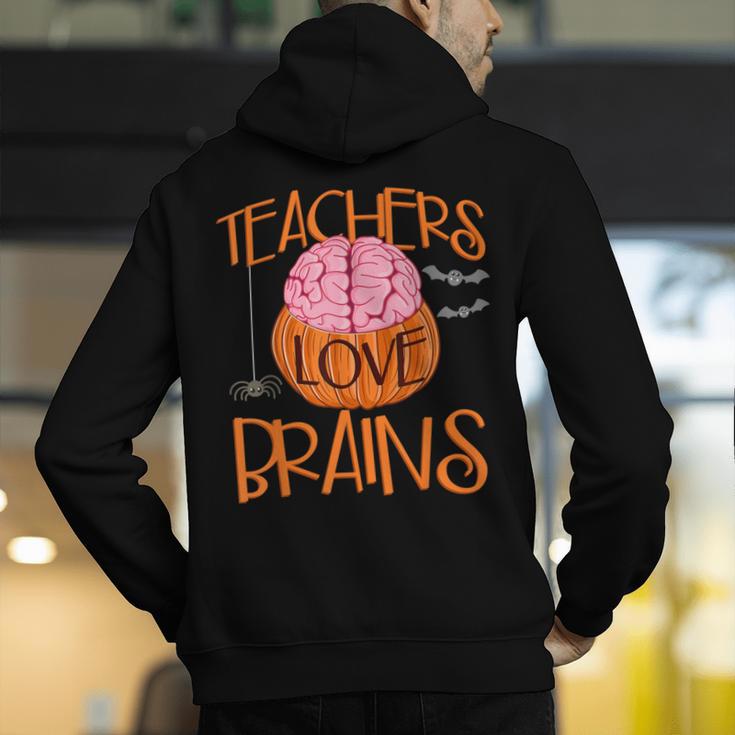 Teachers Love Brains Halloween T-Shirt For Men Women Men's Hoodie Back Print, funny gift Teachers Love Brains Halloween T-Shirt For Men Women Men's Hoodie Back Print, funny gift