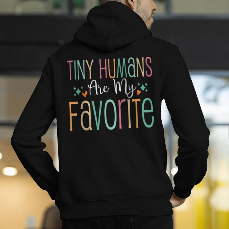 Teaching Preschool Teacher Tiny Humans Are My Favorite Men's Hoodie Back Print, funny gift Teaching Preschool Teacher Tiny Humans Are My Favorite Men's Hoodie Back Print, funny gift