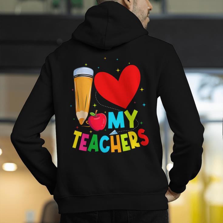 Teens Graduation I Heart My Teachers I Love My Teachers Men's Hoodie Back Print, funny gift Teens Graduation I Heart My Teachers I Love My Teachers Men's Hoodie Back Print, funny gift
