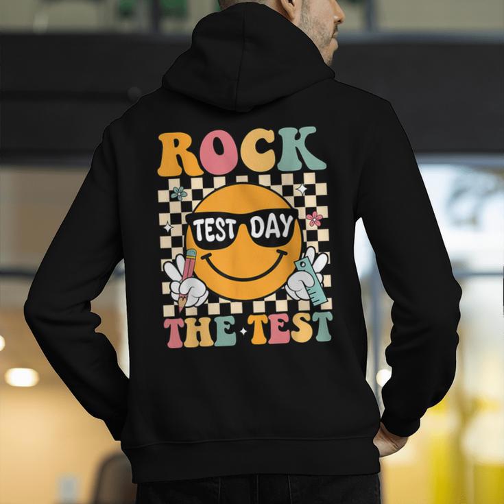 Test Day Rock The Test Teacher Testing Day You Got This Men's Hoodie Back Print, funny gift Test Day Rock The Test Teacher Testing Day You Got This Men's Hoodie Back Print, funny gift