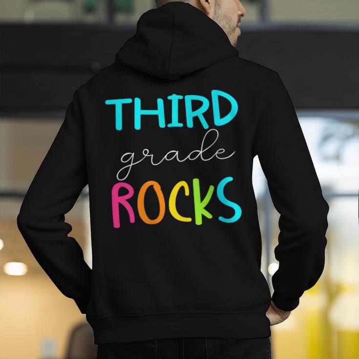 Third Grade Rocks Shirt Team 3rd Grade Teacher Men's Hoodie Back Print, funny gift Third Grade Rocks Shirt Team 3rd Grade Teacher Men's Hoodie Back Print, funny gift