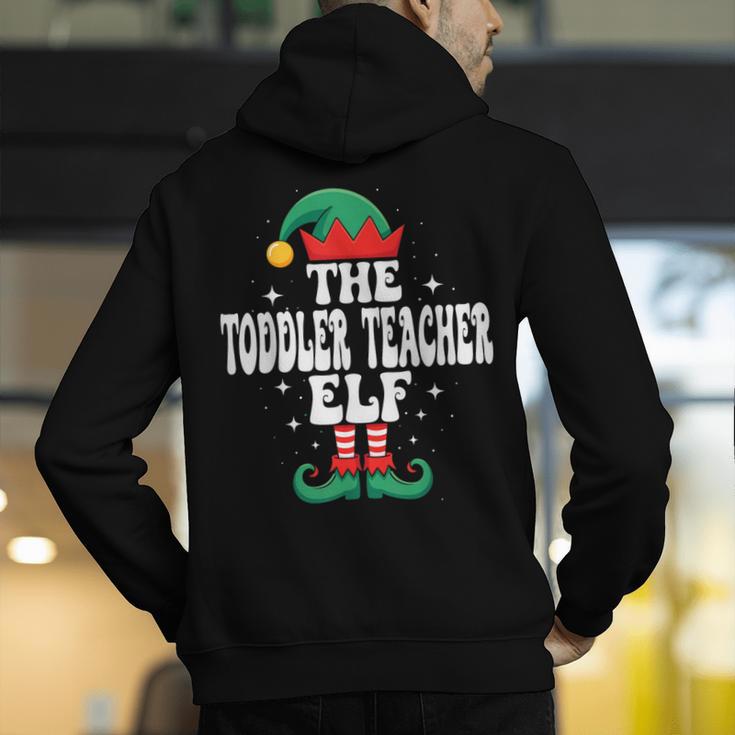 The Toddler Teacher Elf Christmas Matching Family Men's Hoodie Back Print, funny gift The Toddler Teacher Elf Christmas Matching Family Men's Hoodie Back Print, funny gift