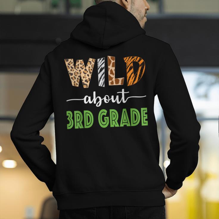 Wild About 3rd Grade Teacher Student Third Grade Zoo Safari Men Women Girls Kids Men's Hoodie Back Print, funny gift Wild About 3rd Grade Teacher Student Third Grade Zoo Safari Men Women Girls Kids Men's Hoodie Back Print, funny gift