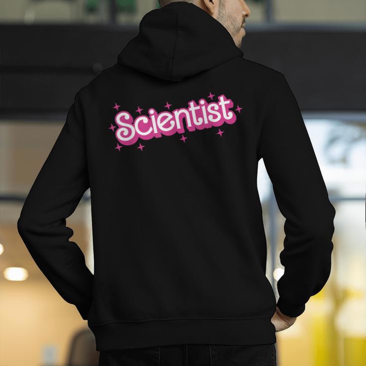 Women Retro Pink Scientist Science Teacher Back To School Men's Hoodie Back Print, Science Teacher Hoodies, funny gift Women Retro Pink Scientist Science Teacher Back To School Men's Hoodie Back Print, Science Teacher Hoodies, funny gift