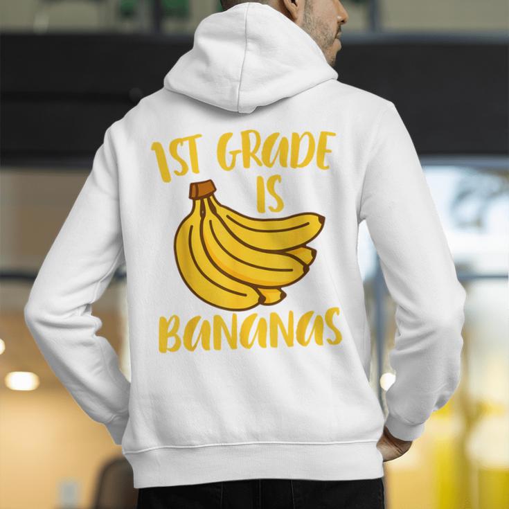 1st Grade Is Bananas Teacher Teaching Back To School Men's Hoodie Back Print, funny gift 1st Grade Is Bananas Teacher Teaching Back To School Men's Hoodie Back Print, funny gift