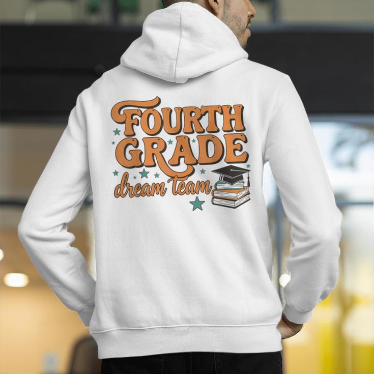 4th Grade Back To School Fourth Grade Dream Team Teacher Men's Hoodie Back Print, 4th Grade Teacher Hoodies, funny gift 4th Grade Back To School Fourth Grade Dream Team Teacher Men's Hoodie Back Print, 4th Grade Teacher Hoodies, funny gift