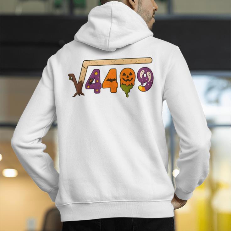 67 Meme Math Teacher 6 7 Halloween Square Root 4489 Men's Hoodie Back Print, funny gift