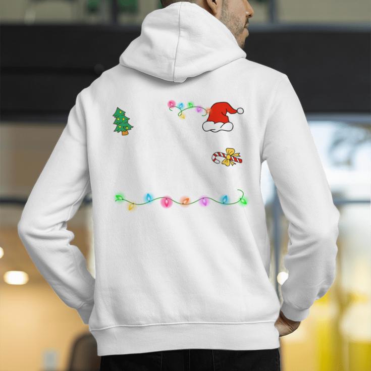 Is It Christmas Break Yet Teacher Xmas Light Santa Hat Men's Hoodie Back Print, funny gift Is It Christmas Break Yet Teacher Xmas Light Santa Hat Men's Hoodie Back Print, funny gift