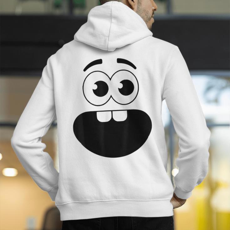 Creepy Carrots Face Teacher Halloween Costume Matching Men's Hoodie Back Print, funny gift Creepy Carrots Face Teacher Halloween Costume Matching Men's Hoodie Back Print, funny gift
