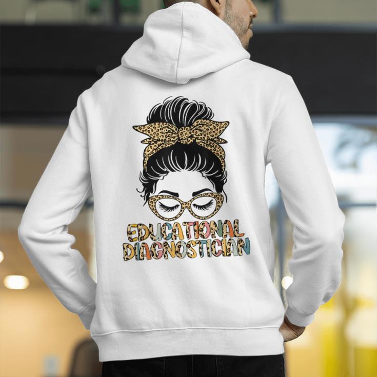 Cute Educational Diagnostician Teacher Appreciation Week Men Women Men's Hoodie Back Print, funny gift Cute Educational Diagnostician Teacher Appreciation Week Men Women Men's Hoodie Back Print, funny gift