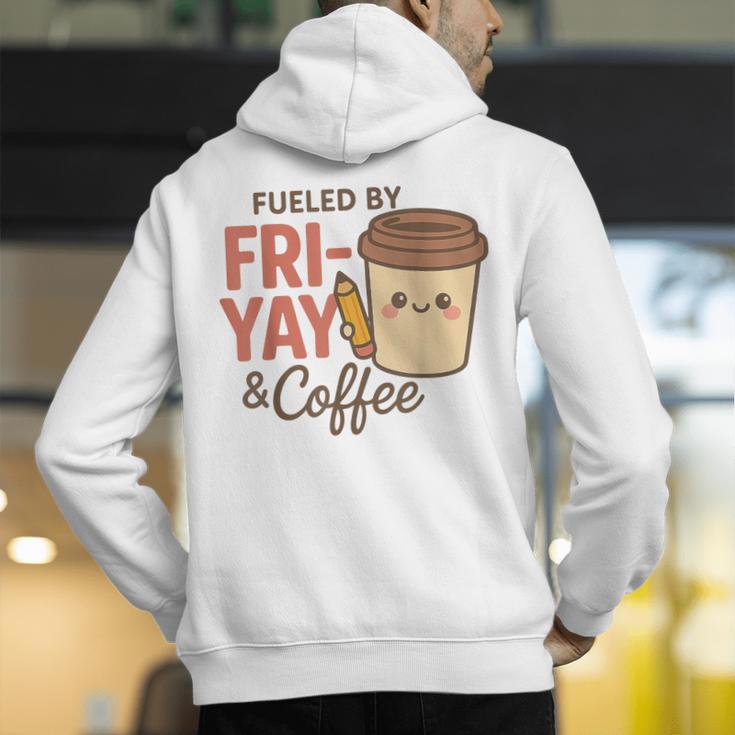 Friyay Teacher Coffee Friday School Cute Fri Yay Men's Hoodie Back Print, funny gift Friyay Teacher Coffee Friday School Cute Fri Yay Men's Hoodie Back Print, funny gift