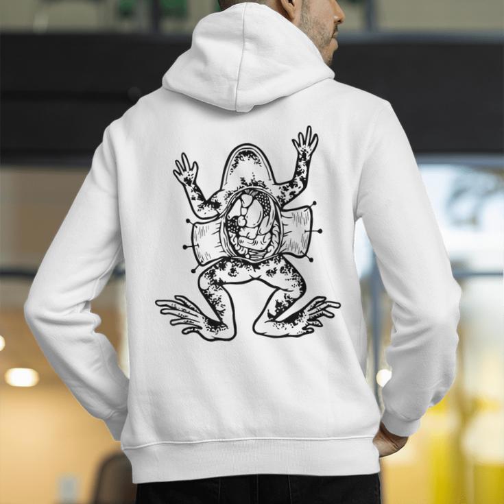 Frog Dissection Biology Anatomy Lab Science Teacher Men's Hoodie Back Print, Science Teacher Hoodies, funny gift Frog Dissection Biology Anatomy Lab Science Teacher Men's Hoodie Back Print, Science Teacher Hoodies, funny gift