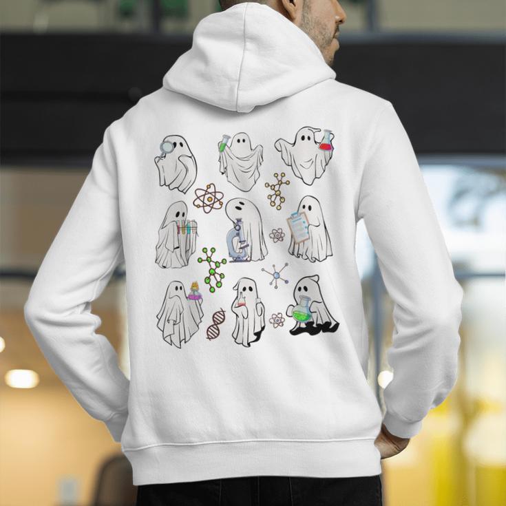 Ghost Science Teacher Chemistry Laboratory Halloween Costume Men's Hoodie Back Print, Science Teacher Hoodies, funny gift Ghost Science Teacher Chemistry Laboratory Halloween Costume Men's Hoodie Back Print, Science Teacher Hoodies, funny gift