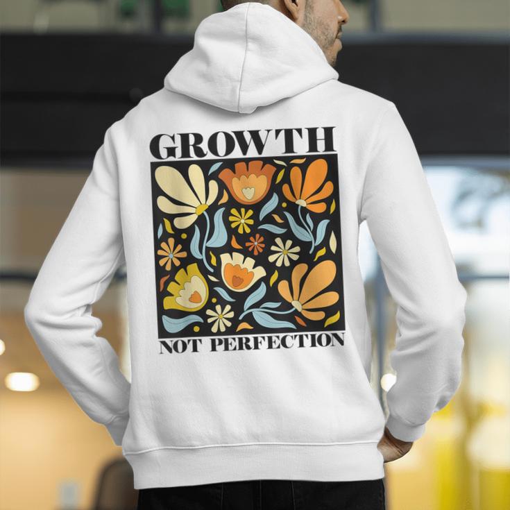 Growth Not Perfection Abstract Florals SPED Teacher Men's Hoodie Back Print, funny gift Growth Not Perfection Abstract Florals SPED Teacher Men's Hoodie Back Print, funny gift