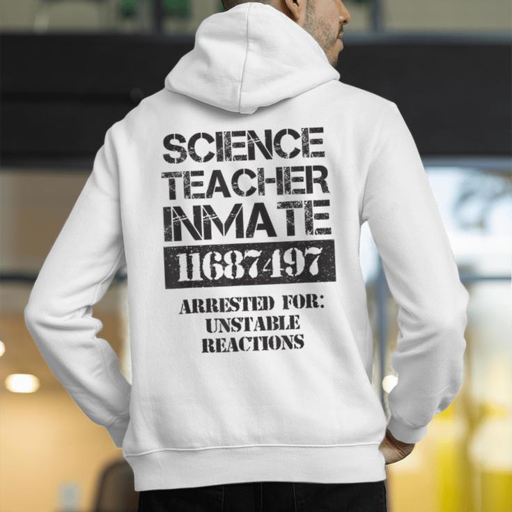Halloween Science Teacher Prisoner Costume Men's Hoodie Back Print, Science Teacher Hoodies, funny gift Halloween Science Teacher Prisoner Costume Men's Hoodie Back Print, Science Teacher Hoodies, funny gift