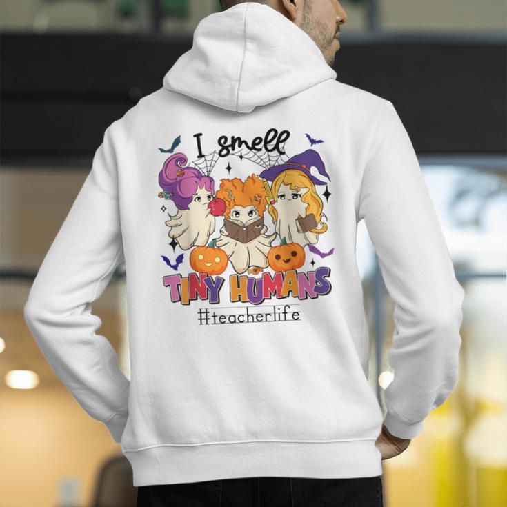 Halloween Teacher Smell a Tiny Human Ghost Spooky Season Men's Hoodie Back Print, funny gift Halloween Teacher Smell a Tiny Human Ghost Spooky Season Men's Hoodie Back Print, funny gift