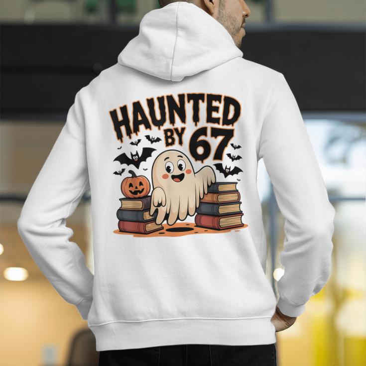 Haunted By 67 Teacher Ghost Pumpkin Halloween Costum Men's Hoodie Back Print, funny gift Haunted By 67 Teacher Ghost Pumpkin Halloween Costum Men's Hoodie Back Print, funny gift