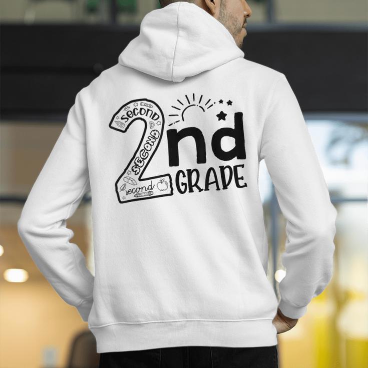Hello On To 2nd Grade Teachers Boys And Team Secound Grade Men's Hoodie Back Print, funny gift Hello On To 2nd Grade Teachers Boys And Team Secound Grade Men's Hoodie Back Print, funny gift