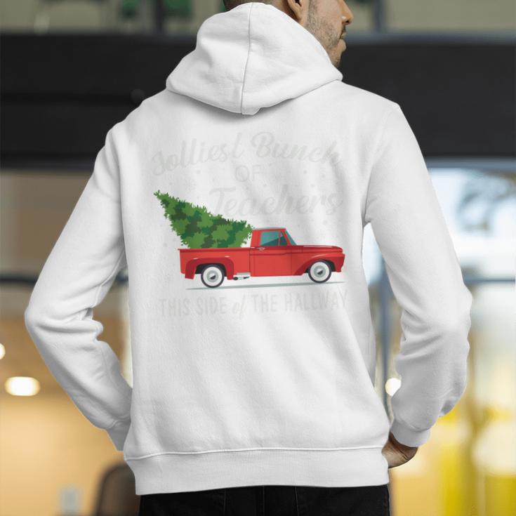 Jolliest Bunch Of Teachers This Side Of The Hallway Men's Hoodie Back Print, funny gift Jolliest Bunch Of Teachers This Side Of The Hallway Men's Hoodie Back Print, funny gift