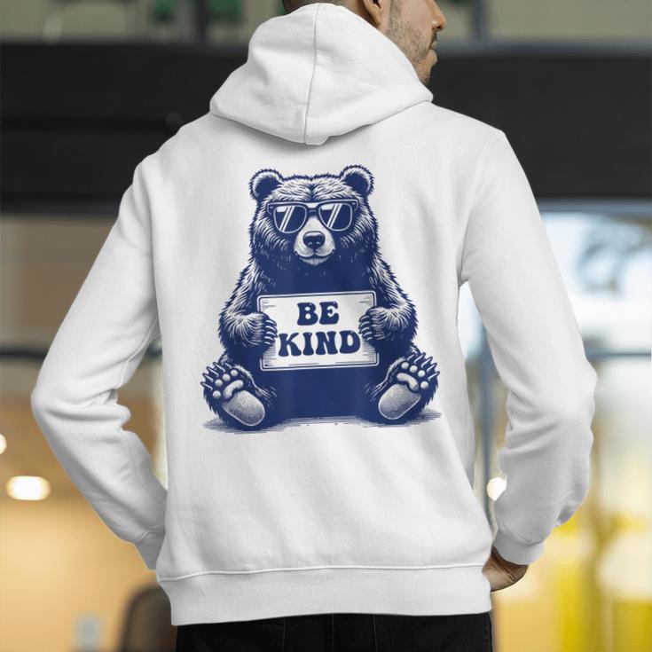 Be Kind For Teacher Kindness Women Men Men's Hoodie Back Print, funny gift