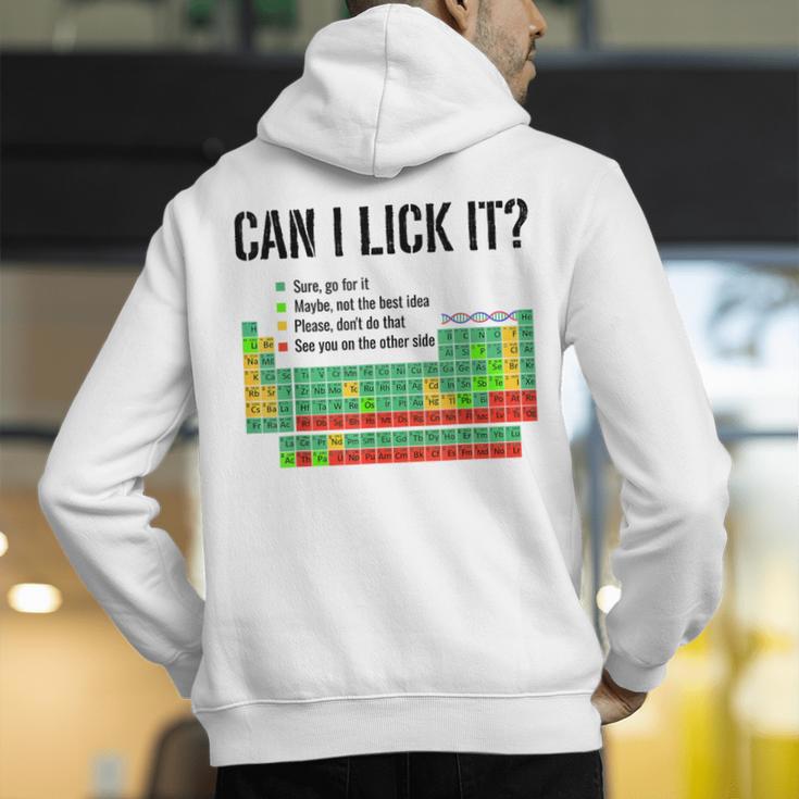 Can I Lick It Periodic Table Chart Science Teacher Men's Hoodie Back Print, Science Teacher Hoodies, funny gift Can I Lick It Periodic Table Chart Science Teacher Men's Hoodie Back Print, Science Teacher Hoodies, funny gift