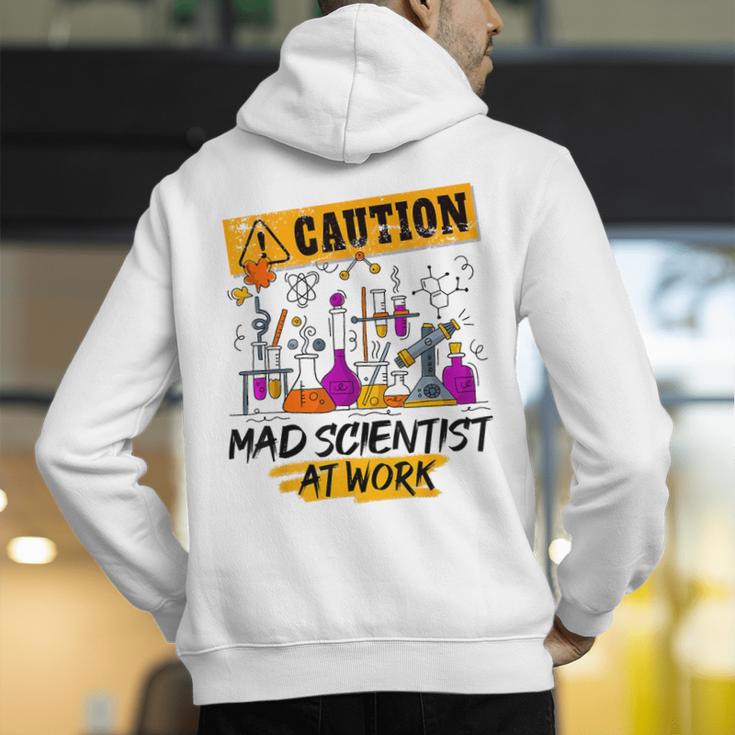 Mad Scientist Halloween Costume Science Teacher Men's Hoodie Back Print, Science Teacher Hoodies, funny gift Mad Scientist Halloween Costume Science Teacher Men's Hoodie Back Print, Science Teacher Hoodies, funny gift