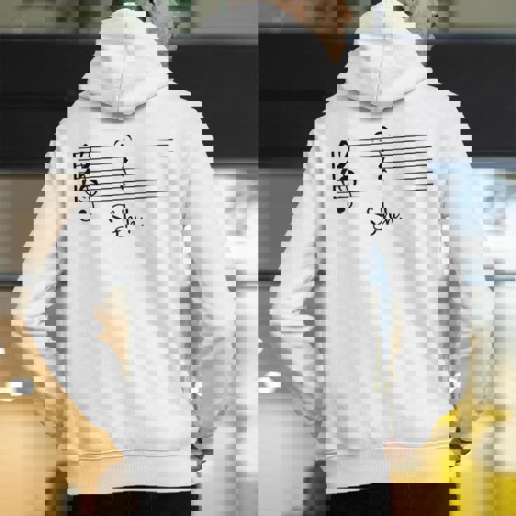 Music Notes Shirt Shh Quarter Fermata Teacher Men&#x27;s Hoodie Back Print, funny gift