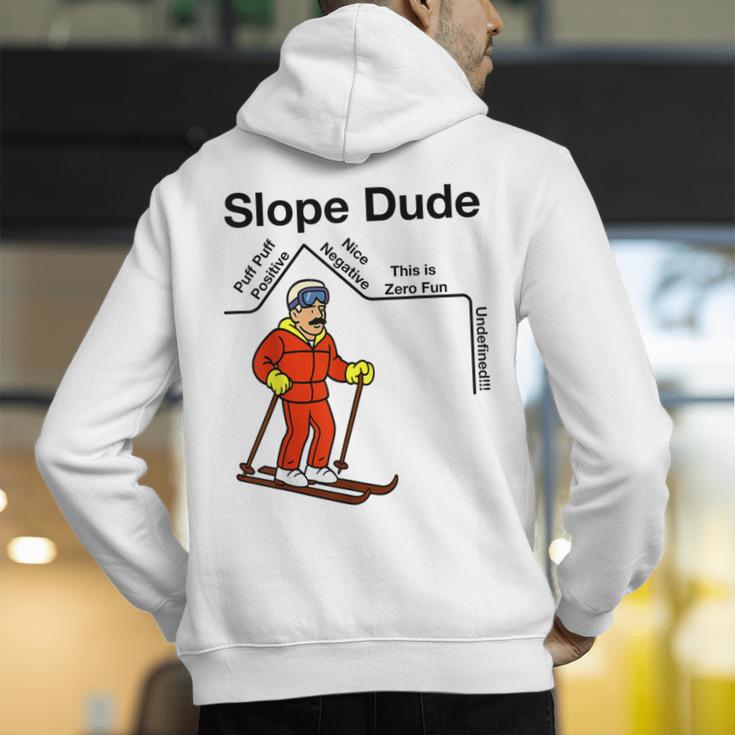 Nerdy Slope Dude Geometry Algebra Math Teacher Men's Hoodie Back Print, funny gift Nerdy Slope Dude Geometry Algebra Math Teacher Men's Hoodie Back Print, funny gift