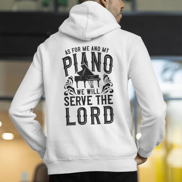 Piano Teacher Pianist Men's Hoodie Back Print, funny gift Piano Teacher Pianist Men's Hoodie Back Print, funny gift