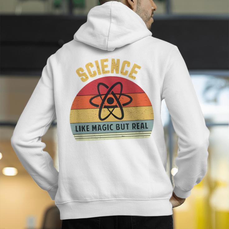 Science Like Magic But Real Science Teacher Graphics Geek Men's Hoodie Back Print, Science Teacher Hoodies, funny gift Science Like Magic But Real Science Teacher Graphics Geek Men's Hoodie Back Print, Science Teacher Hoodies, funny gift