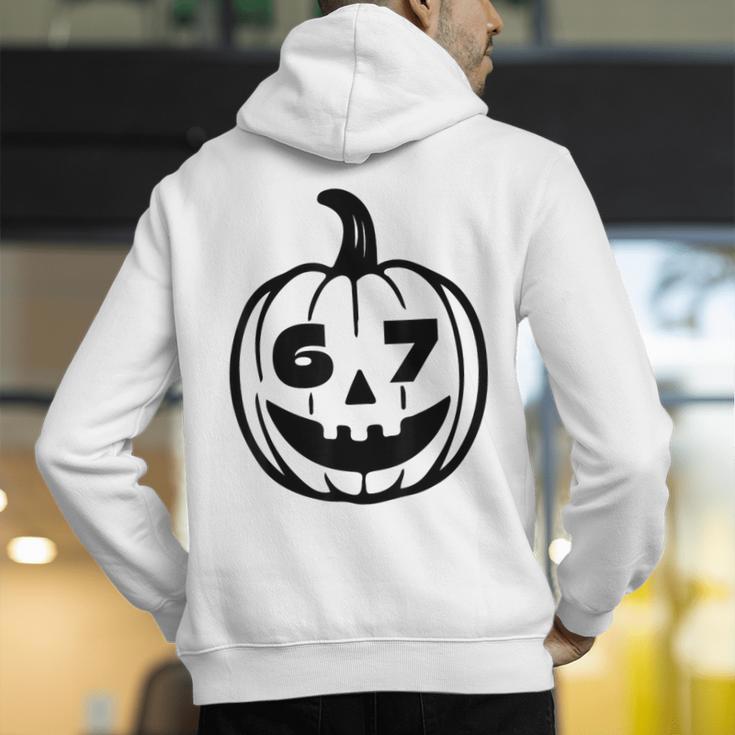 Six Seven Halloween Costume For Students Teachers Men's Hoodie Back Print, funny gift Six Seven Halloween Costume For Students Teachers Men's Hoodie Back Print, funny gift