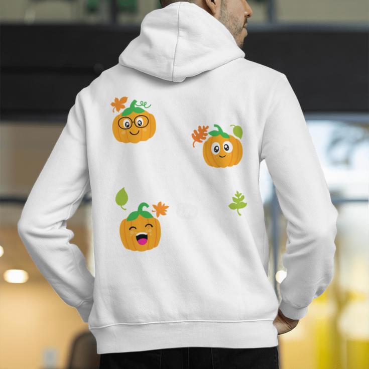 I Teach The Cutest Pumpkins In The Patch Teacher Men's Hoodie Back Print, funny gift