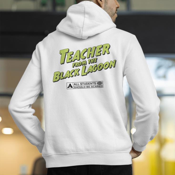 Teacher Halloween Tshirt Teacher From The Lagoon Men Women Men's Hoodie Back Print, funny gift Teacher Halloween Tshirt Teacher From The Lagoon Men Women Men's Hoodie Back Print, funny gift