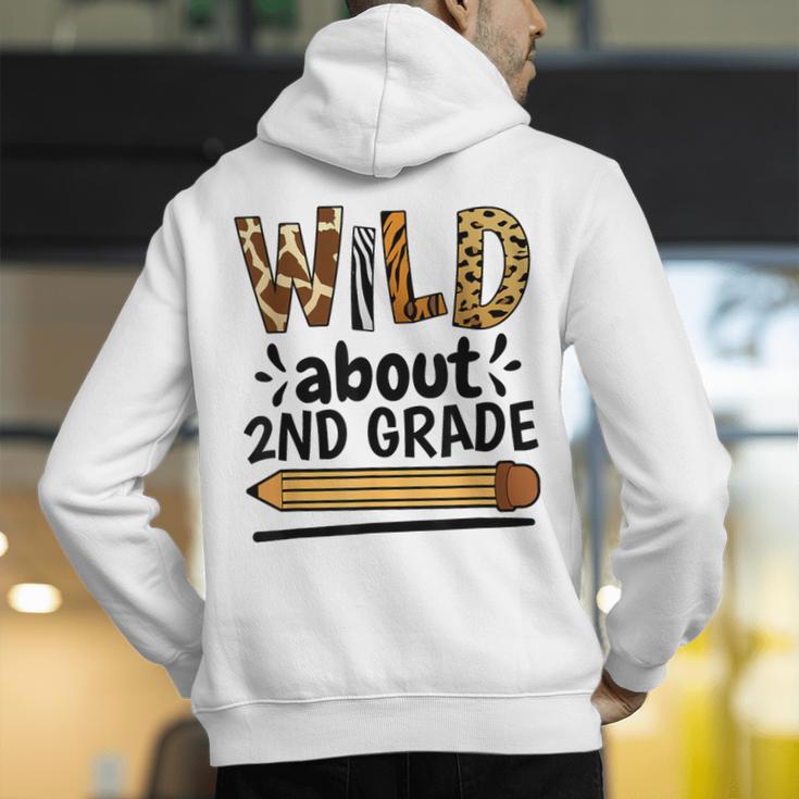 Wild About 2Nd Grade School Grade Teacher Men's Hoodie Back Print, 2nd Grade Teacher Hoodies, funny gift Wild About 2Nd Grade School Grade Teacher Men's Hoodie Back Print, 2nd Grade Teacher Hoodies, funny gift