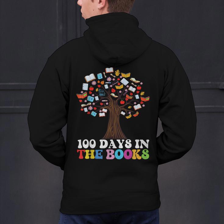 100 Days In The Books Reading Teacher 100th Day Of School Men's Hoodie Back Print, gift for family, gift for coworker 100 Days In The Books Reading Teacher 100th Day Of School Men's Hoodie Back Print, gift for family, gift for coworker
