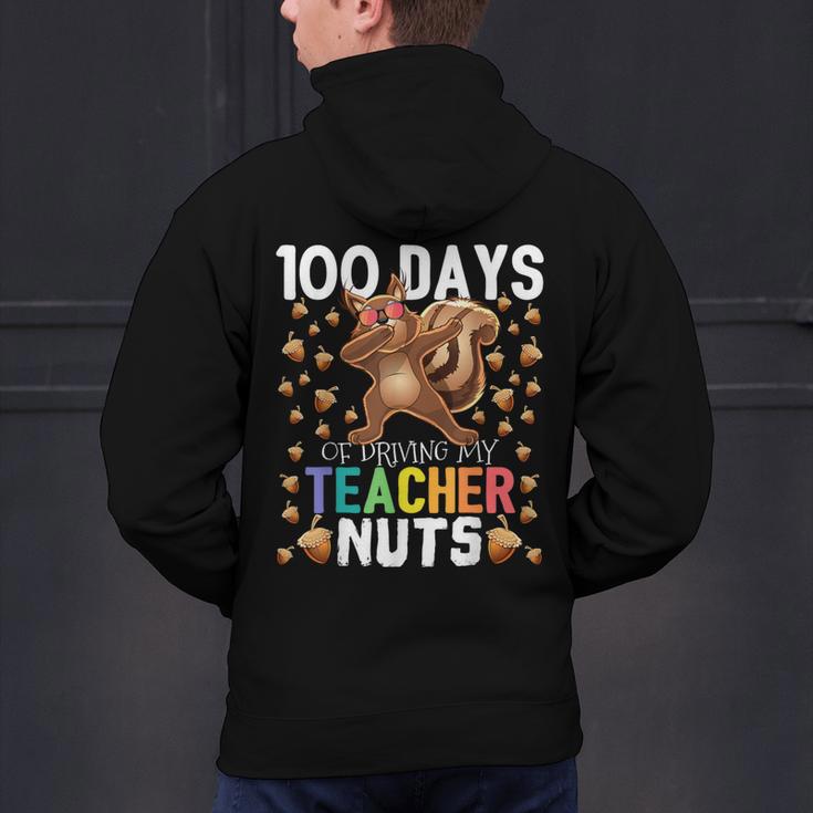 100 Days Of Driving My Teacher Nuts Dabbing Squirrel School Men's Hoodie Back Print, gift for family, gift for coworker 100 Days Of Driving My Teacher Nuts Dabbing Squirrel School Men's Hoodie Back Print, gift for family, gift for coworker
