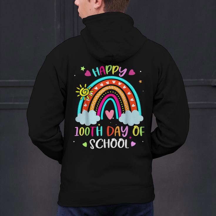 100th Day Of School Rainbow Happy 100 Days Smarter Teacher Men's Hoodie Back Print, gift for family, gift for coworker 100th Day Of School Rainbow Happy 100 Days Smarter Teacher Men's Hoodie Back Print, gift for family, gift for coworker
