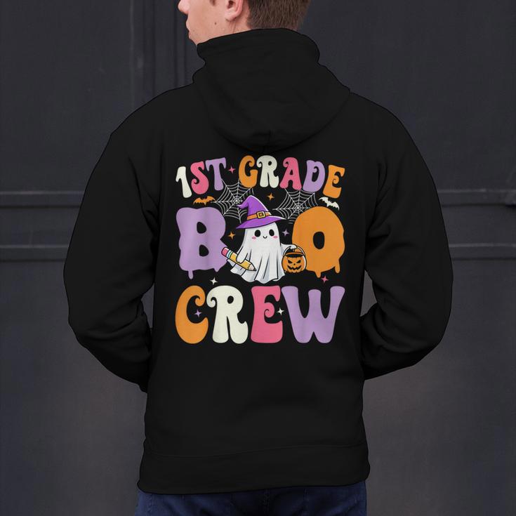 1st Grade Boo Crew Spooky First Grade Halloween Teacher Men's Hoodie Back Print, First Grade Teacher Hoodies, gift for family, gift for coworker 1st Grade Boo Crew Spooky First Grade Halloween Teacher Men's Hoodie Back Print, First Grade Teacher Hoodies, gift for family, gift for coworker