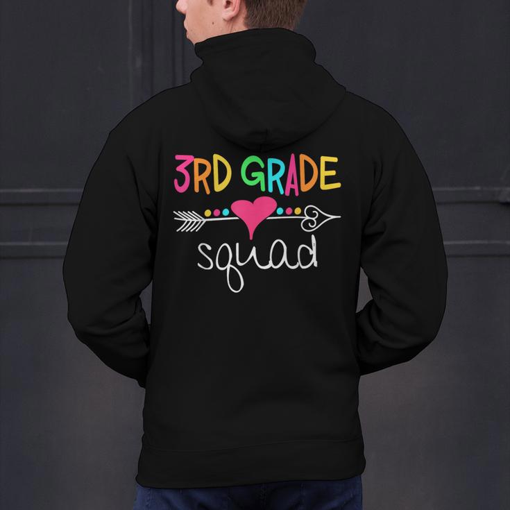 3rd Grade Squad Third Teacher Student Team Back To School Men's Hoodie Back Print, gift for family, gift for coworker 3rd Grade Squad Third Teacher Student Team Back To School Men's Hoodie Back Print, gift for family, gift for coworker